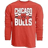 Blue 84 NBA Unisex-Adult NBA Officially Licensed Long Sleeve T-Shirt Ringspun Bold Team Color