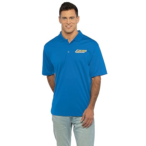 Vantage Apparel Men's Collegiate Premium Moisture Wicking Team Color Icon Polo, Delaware Fightin' Blue Hens, XX-Large