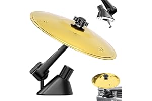 Car Crash Cymbal, Car Cymbal Air Vent, Auto Symbol Drum Air Vent Music Lovers, Easy to Install, Compact and Convenient, Fits 