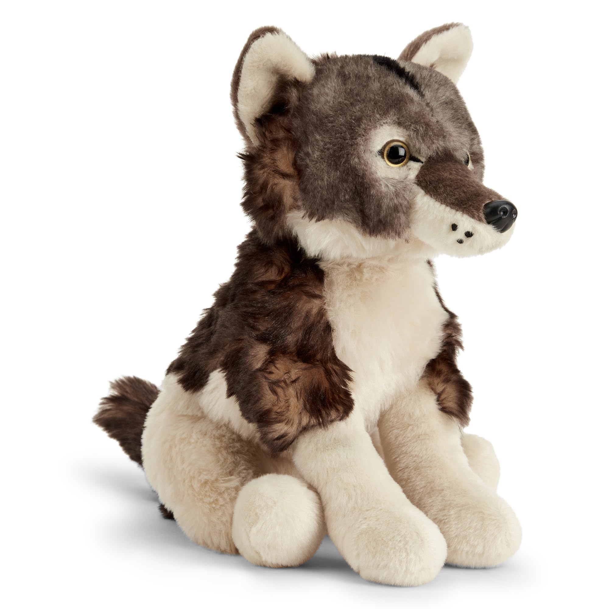 Zappi Co William the Grey Wolf Plush Toy Timber Wolf (22cm) - Soft, Cuddly, 100% Recycled - Loyal Pack Companion — image 1