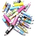 Outman Pack of 20 pcs Assorted Patterns Plastic Pencil Cap Pencil Shield Pencil Extender Holder Pencil Point Protector Cover