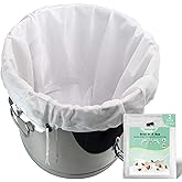 Bellamei 2 Pack Jumbo Brew Bags, 24 x 32 Inch, 250 Micron Mesh | Large with Drawstring for Fruit Cider Apple Grape Wine Press Straining Brew in a Bag