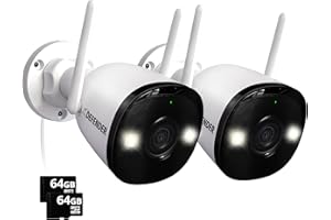 Defender AI Powered 4K Guard Pro 8MP WiFi 6, Plug-in Power Wireless Security Camera Outdoor, with Smart AI Human Detection, B