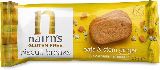 Nairn's Gluten Free Oats & Ginger Biscuit Break - 1x12x30g