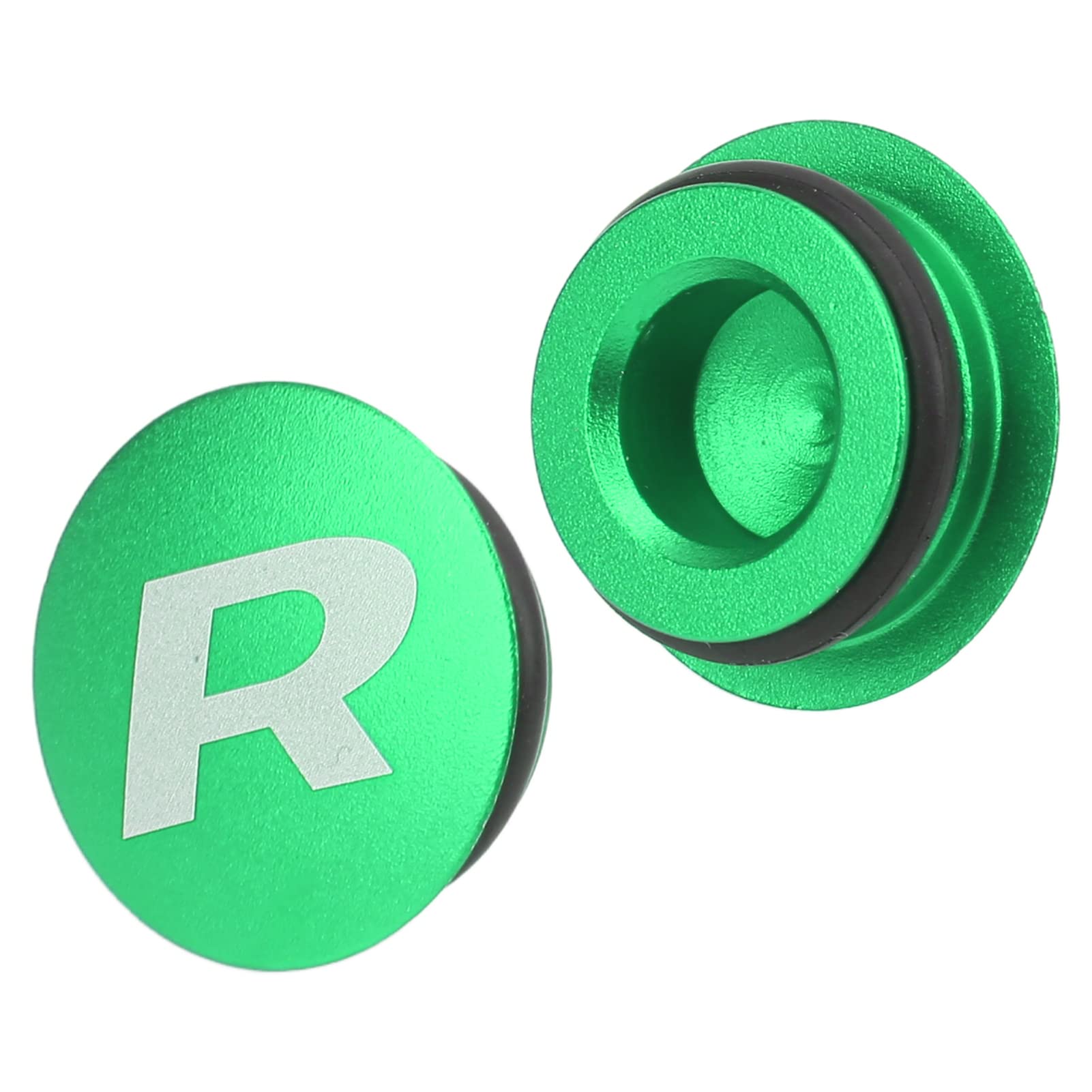 Crankset Dust Cover for Mountain Bike, Bike Crank Arm Fixing Bolt Bracket Cap, Aluminum Alloy Center Shaft Cap for Road Bicycle (1 green dust cover)