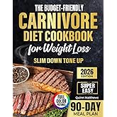 The Budget-Friendly Carnivore Diet Cookbook for Weight Loss: Super Easy, Quick, Protein-Packed Meals for Inflammation Relief, Energy Revival and Slimming Down Without Counting a SingleCalorie
