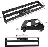 Aklot Pedal Board with Built-In Power Supply 19x5 Aluminum APB-03 Black view 7