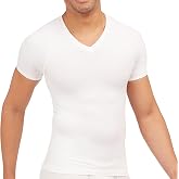 SPANX Men's Ultra Sculpt Cotton Spandex V-Neck