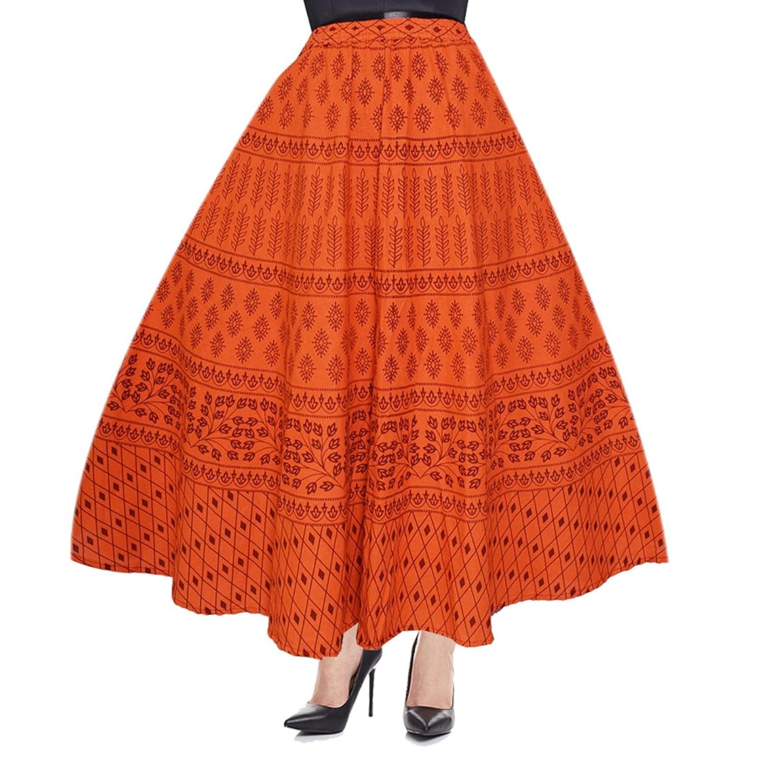 eagle eye outfitters printed women's wrap around multicolor skirt