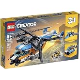 LEGO Creator 3in1 Twin Rotor Helicopter 31096 Building Kit (569 Pieces)