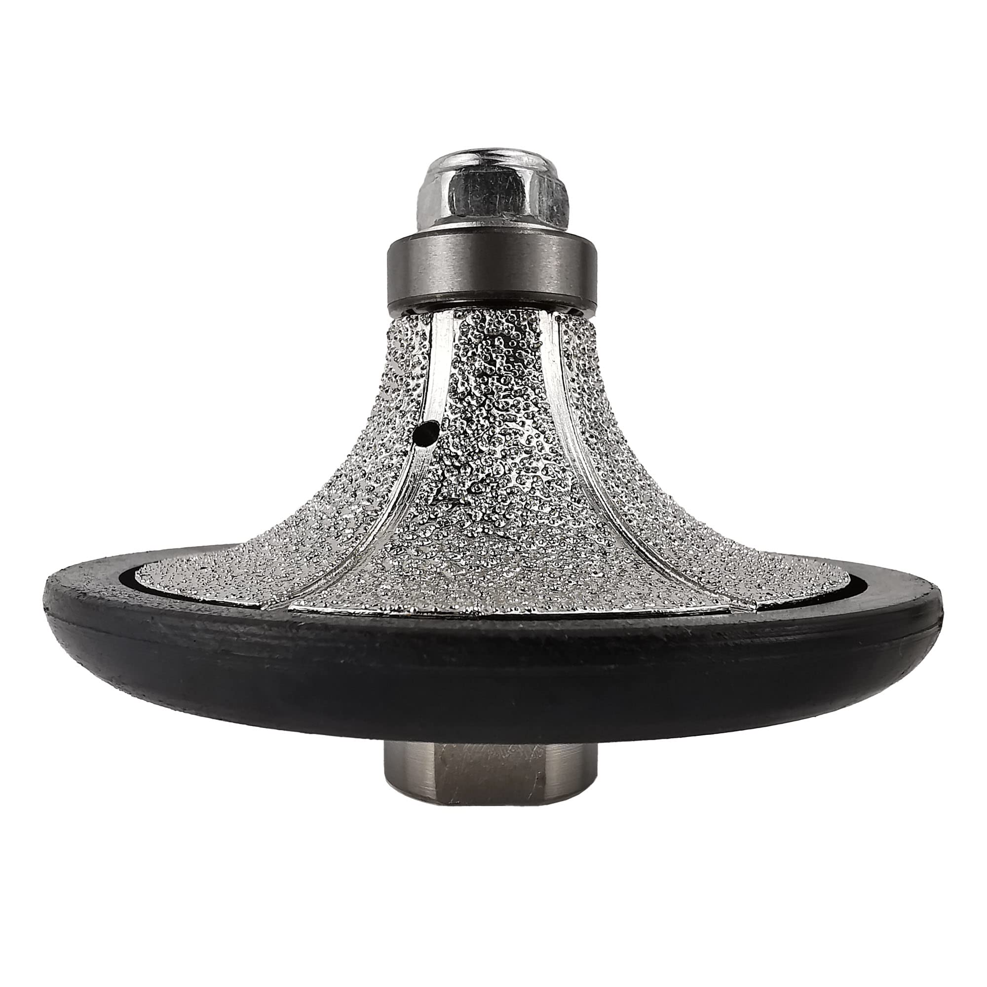 NBB Diamond Profile Wheel Diamond Router Bit Diamond Milling Drill chamfer Bit Grinding Wheel for Profiling Porcelain Tile Ceramic Granite Marble Stone Use on Angle Grinder (Half-Bullnose B30) — image 1