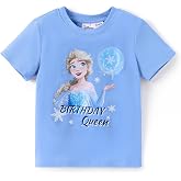 Disney Girl &amp; Boy Birthday Shirt 2-9Y, Cute Graphic Tee, Character Clothes | Disney Officially Licensed T-Shirt, Adorable Prints, Vibrant Colors, Soft Fabric, Durable Quality for Birthday Celebration