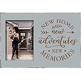 Yudarte Housewarming Gifts For New Home - Engraved Picture Frame 4x6 Inches Photo - Unique First Time House Owner Gifts for Men and Women