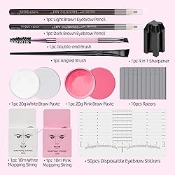 ATOMUS Brow Mapping Kit with 10m Pink & White