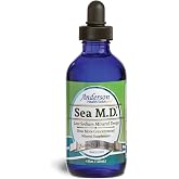 Anderson Sea M.D. Concentrated Trace Mineral Drops, 79 Trace Minerals with Magnesium, Sodium and Chloride Electrolytes - Supports Hydration, Energy, Muscles and Bone Health - 4 Fl Oz, 60 Servings