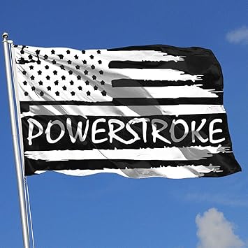 Amazon Com Yaka American Flag Ford Powerstroke Flags 3x5 Foot