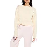 Forever 21 Womens Ribbed Lace-up Sweater