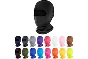 Pukavt 1-6 Pack Balaclava Face Mask, Ski Mask for Men Women, UV Protection Windproof Scarf for Motorcycle Snowboard Cycling