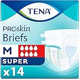 TENA ProSkin Super Briefs Medium (M), 14 Count