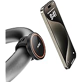 A2C Gym Fitness Phone Mount for MagSafe - 17 N54 Strong Magnets Stable and Secure Phone Mount with Adjustable Strap, 3-in-1 Mount for Gym Equipment, Stroller, Treadmill, Peloton Exercise Bikes