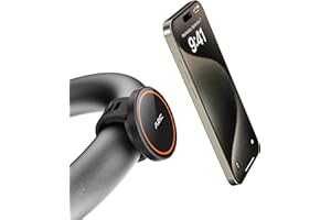 A2C Gym Fitness Phone Mount for MagSafe - 17 N54 Strong Magnets Stable and Secure Phone Mount with Adjustable Strap, Compatible with Gym Equipment, Stroller, Treadmill, Peloton Exercise Bikes