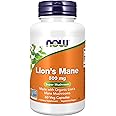 NOW Foods Supplements, Lion's Mane 500 mg, Super Mushroom, Made with Organic Lion's Mane Mushrooms, 60 Veg Capsules