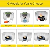 LFSEMINI Stove Windscreen 10 Plates Aluminum with Drawstring Bag Camping view 2