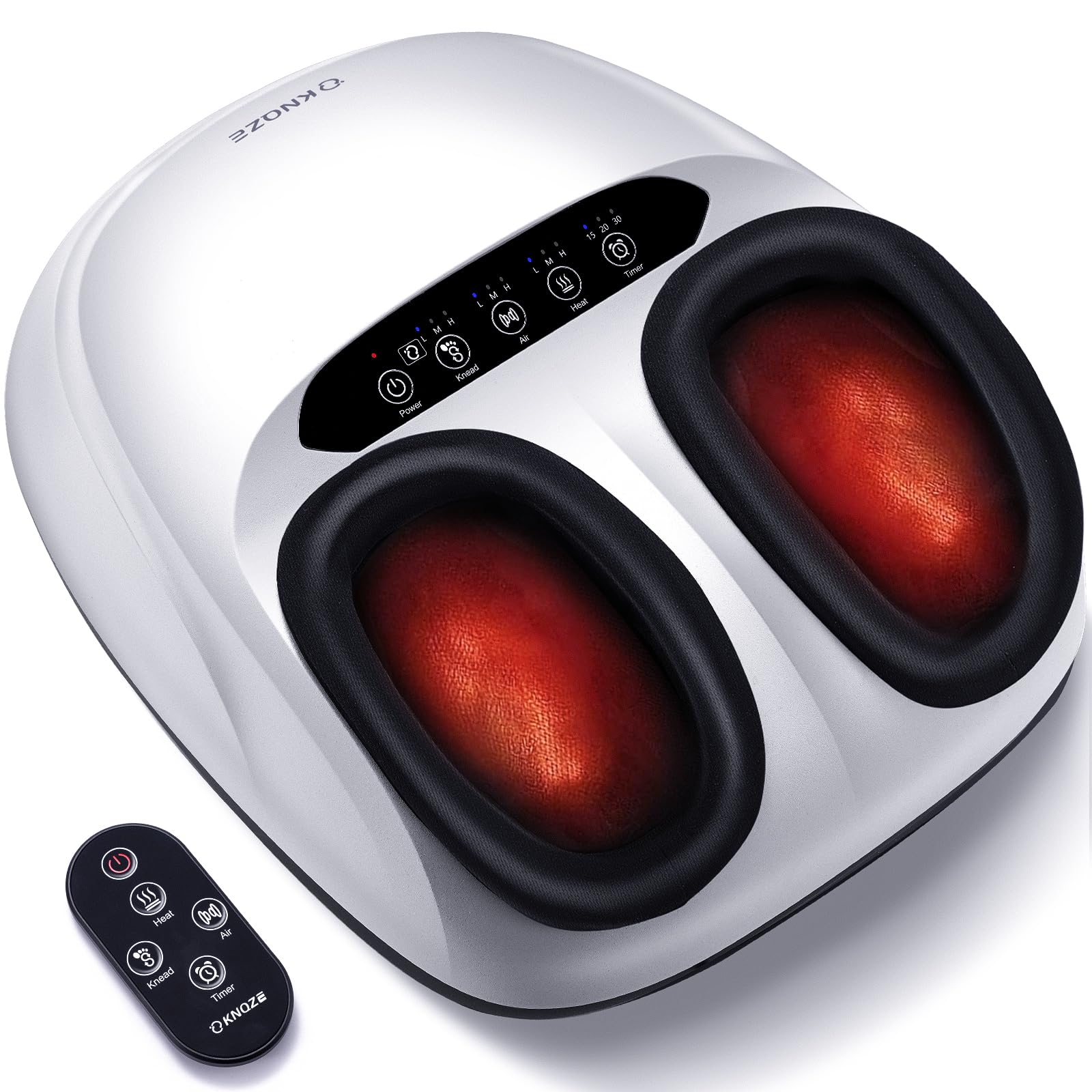 Photo 1 of Shiatsu Foot Massager Machine with Heat & Remote, 2025 Upgraded Deep Kneading Feet Massager for Plantar Fasciitis & Neuropathy, 3 Heat Levels, Multi-Mode Massage, Auto-Off Timers, Gifts for Women Men