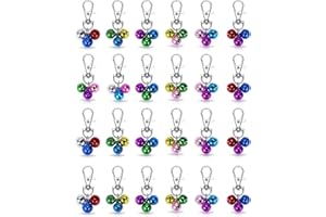 WONTEE Cat Collar Bells Loud Dog Bell Training Charm Pendants for Pet Puppy Kitty Necklace Collar
