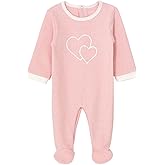 CozeeME Modal Baby Girls Sleep N' Play Coverall Newborn Sizes (0-3 Months - 9 Months)