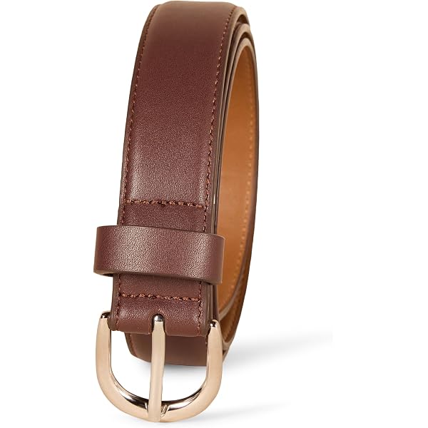 Amazon.com: Causal Vegan Jean Belt in Horseshoe Shape Buckle  display picture 3