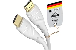 KabelDirekt – 8K / 4K HDMI Cable – 9ft/3m & More HDMI Cables (0.5ft–75ft) – German-Engineered HDMI Cord – Supports 10K/8K@60H