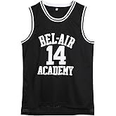 Amzdest 90s The Fresh Prince of Bel Air Academy #14 Jersey Shirt for Men and Women, Unisex Basketball Jersey for Theme Party
