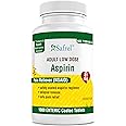 Safrel Aspirin 81 mg (1000 Enteric Coated Tablets) | Adult Low Dose Strength Pain Reliever (NSAID) | Safe Pain Relief for Minor Aches | Value Pack Generic Bayer