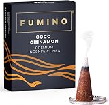 Fumino Coco Cinnamon Incense Cones 15 Pack for Relaxation & Meditation view 1