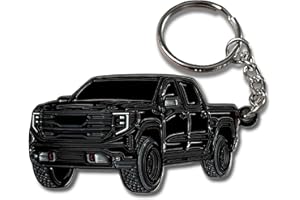 FOUR WHEEL BEAST Sierra Keychain compatible with GMC Sierra 1500 Accessories AT4 Denali 2025 2024 2023 Fob Key Chain Truck