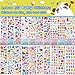 Stickers for Kids 1500+ 3D Puffy Puzzle Waterproof Stickers Pack Decals Cute Cartoon Stickers for Teachers,Students, Toddlers,Scrapbooking - The Best Handmade Companion for Girls and Boys.