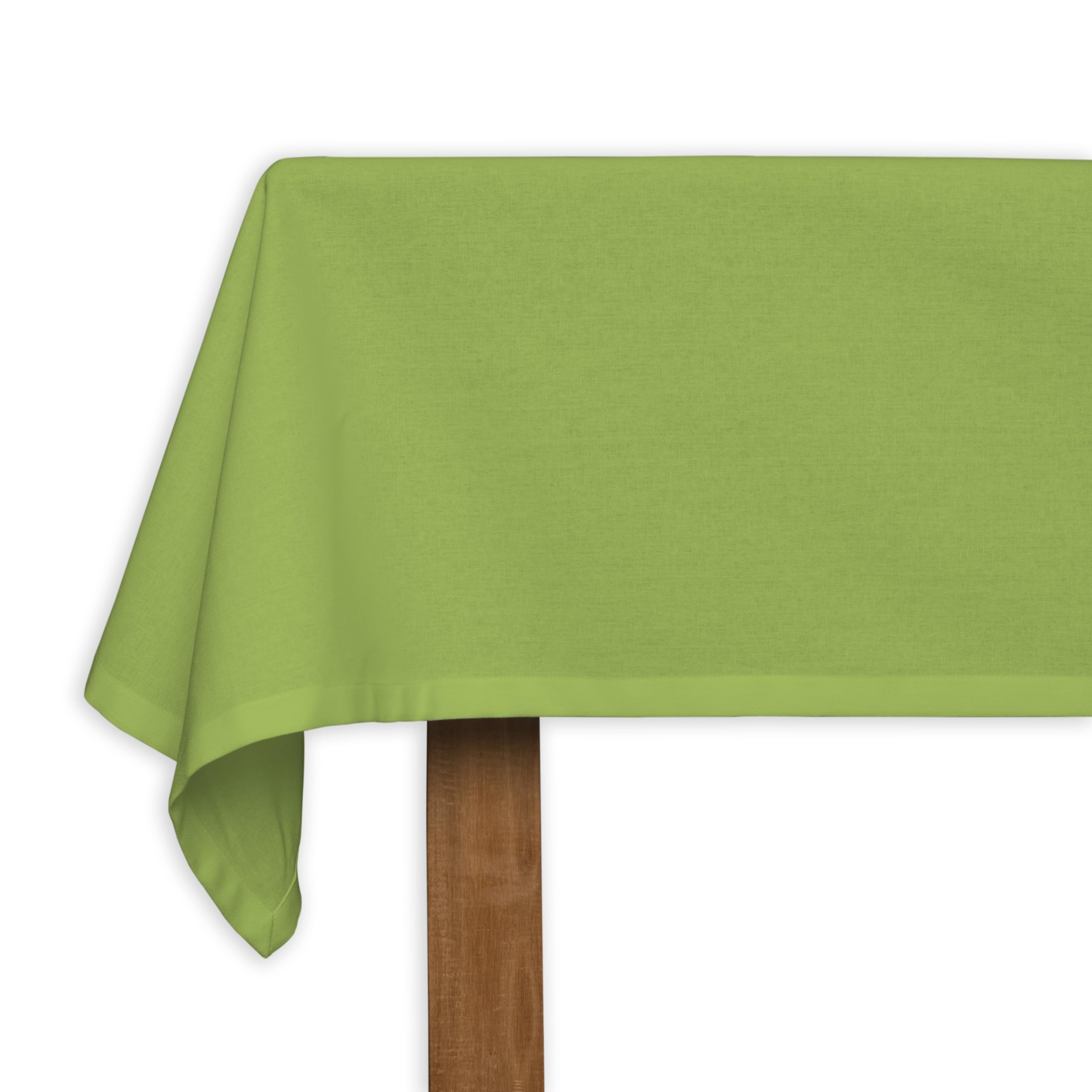CALICOT Tablecloth Cotton Rectangle TableCover 63x90 Inch Table Cloths Washable Reusable Spring Easter Decor, Kitchen Outdoor Party Wedding Buffet Dining Table Decor|Moss Green — image 1