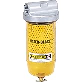 Dutton-Lainson - Goldenrod - 496-3/4 Water Block Fuel Filter - Made in USA | 3/4 in Npt Top Cap, See-through Bowl With Durable Zinc Die-cast Top Cap, Heavy-duty Fuel Water Separator Replacement