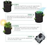 GOTGELIF 2 Pack 10 Gallon Strawberry Grow Bags with 8 Side Pockets view 5