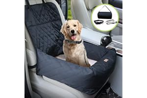 Tormay Dog Car Seat for Small and Medium Dogs Within 35lbs, Travel Safe Booster Seat, Waterproof Blanket Included