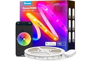 Govee RGBIC Pro LED Strip Lights, 32.8ft Color Changing Smart LED Strips, Works with Alexa and Google, Segmented DIY, Music Sync, WiFi and App Control, LED Lights for Bedroom,Home Decor