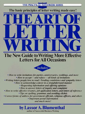 Download The Art of Letter Writing (Practical Handbook Series)
