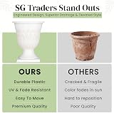 SG Traders Large Tampa Urn Plant Pot Stand 33x39cm Pack of 2 view 8