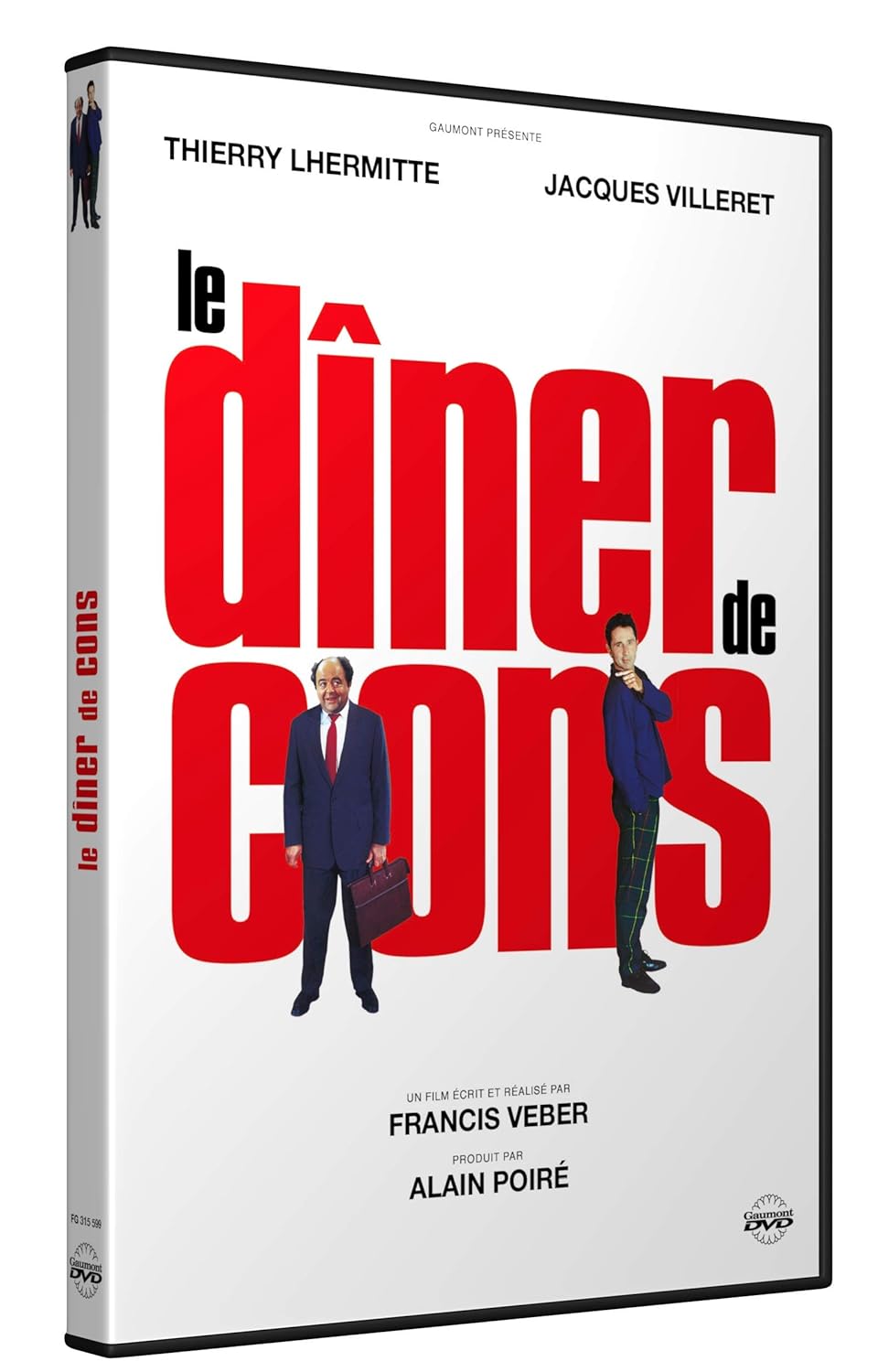 Amazon Com The Dinner Game 1998 Le Diner De Cons Non Usa Format Pal Reg 2 Import France Thierry Lhermitte Jacques Villeret Francis Huster Daniel Prevost Catherine Frot Daniel Martin