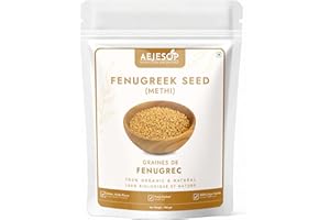 AEJESOP Organic Fenugreek Seed (Methi), Spices, 3.5 oz (100g)