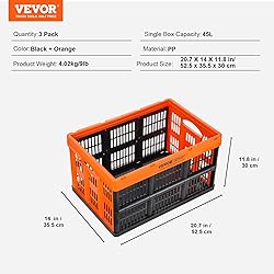 VEVOR 45L Collapsible Milk Crates 3