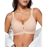 Womens Wireless Jelly Bras Seamless Bra No Underwire Full Coverage Padded Bralette Comfortable Everyday Bras