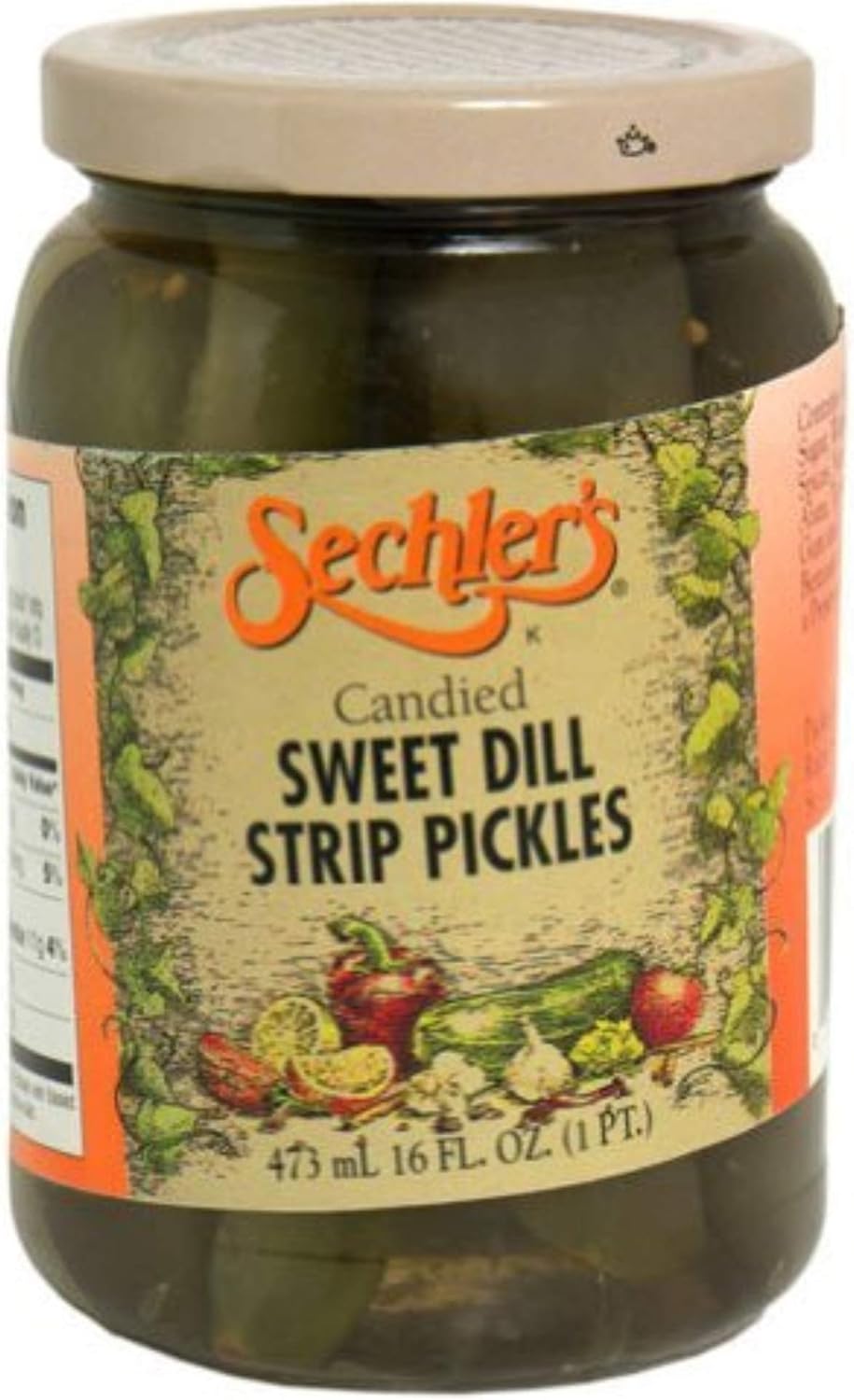 Sechlers 8766 16 oz Candied Sweet Dill Pickle Strips Amazon.ca Home