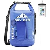 HEETA Dry Bag Waterproof for Women Men, 5L/10L/20L/30L/40L Roll Top Lightweight Dry Storage Bag Backpack with Phone Case for Travel Swimming Boating Kayaking Paddle Board Camping Beach Accessories